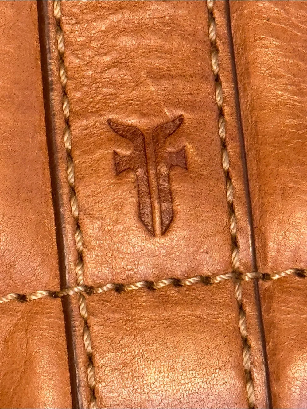 Frye Cognac Leather Hobo Shoulder Bag